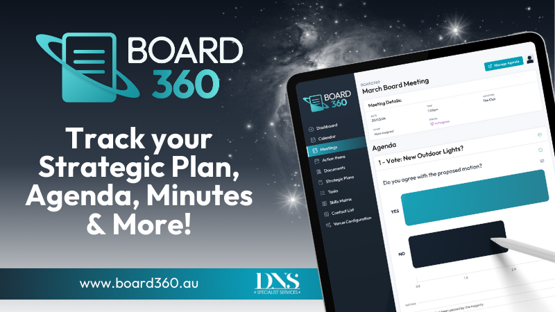 Track your Club’s Strategic Plan, Agendas, Minutes & More with Board360